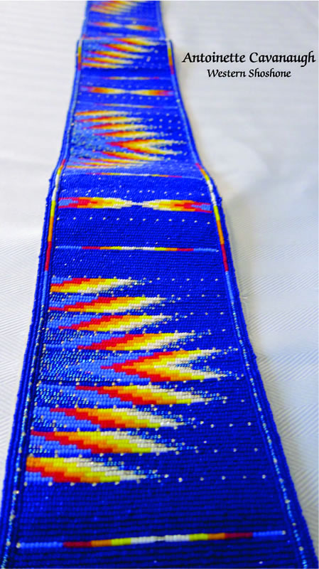 Antoinette Cavanaugh Beadwork. Antoinette Cavanaugh Beadwork graphic.