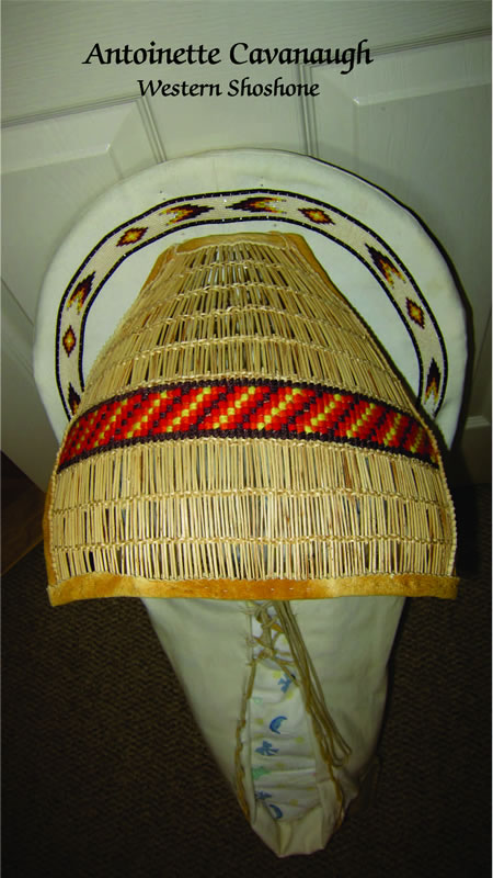 Native American Cradle Board. Native American Cradle Board graphic.