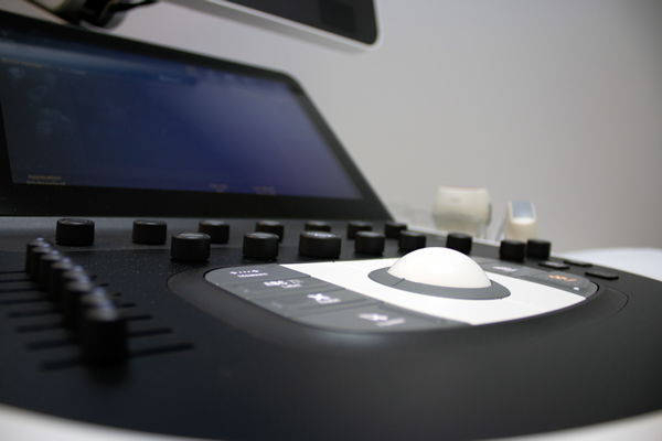 Sonograph on table graphic.